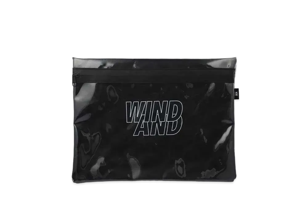WIND AND SEA Clarity TPU Clutch Bag "Black"