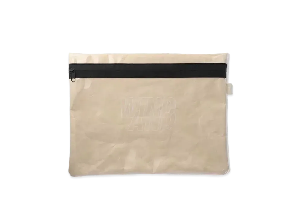 WIND AND SEA Clarity TPU Clutch Bag "Sand"