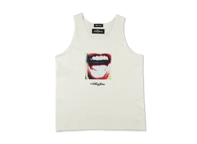 WIND AND SEA x The Rolling Stones Black Tongue 1972 Tank Top "White"