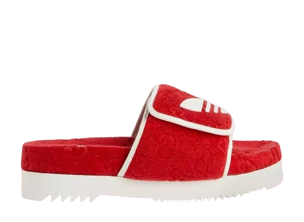 アディダス × グッチ GG プラットフォーム サンダル "レッド"