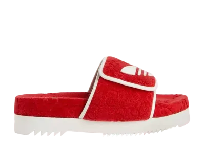 adidas × Gucci GG Platform Sandal "Red"