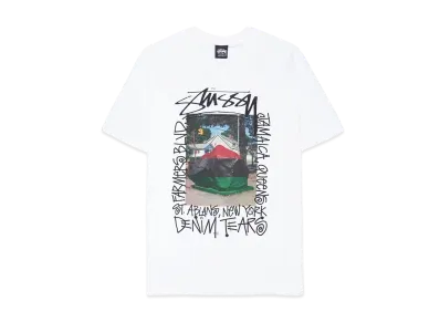 Stussy & Denim Tears Farmers Blvd. Tee "White"