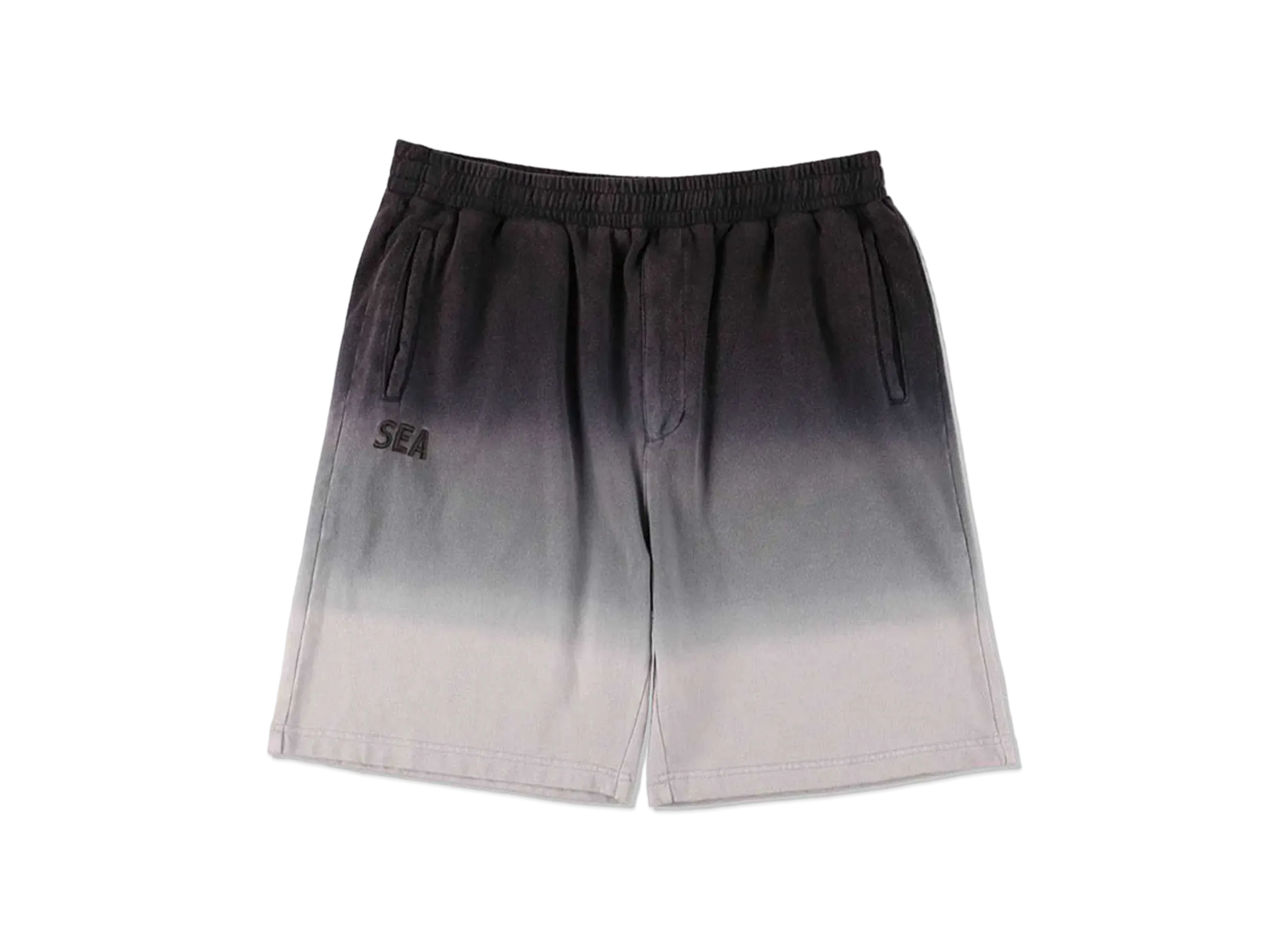 WIND AND SEA Step_Dye Sweat Short "Black"