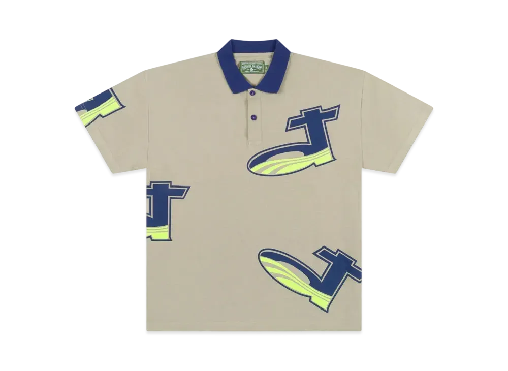 DENIM TEARS DT Pique Polo "Grey"