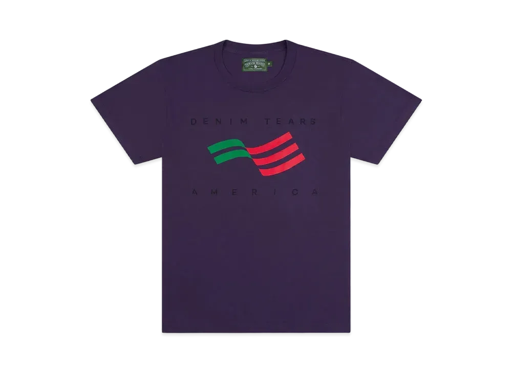 DENIM TEARS America Sportswear Tee "Purple"