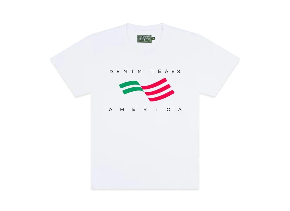 DENIM TEARS America Sportswear Tee "White"