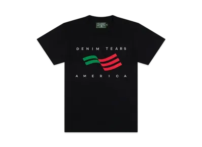 DENIM TEARS America Sportswear Tee "Black"