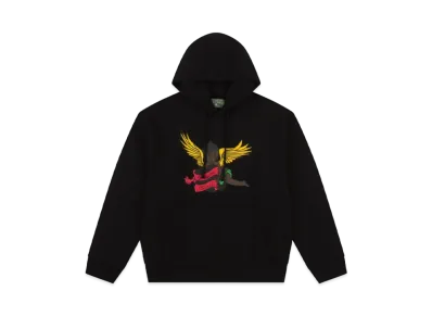 DENIM TEARS Black Cherub Hoodie "Black"