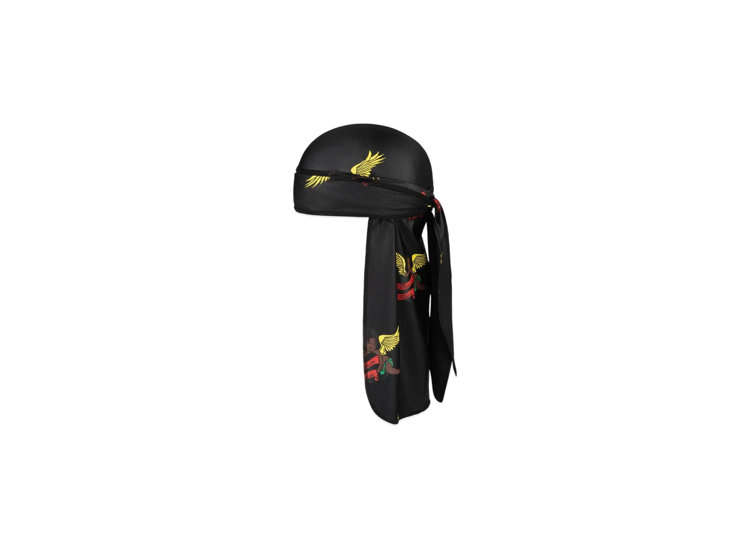 DENIM TEARS Black Cherub Durag "Black"
