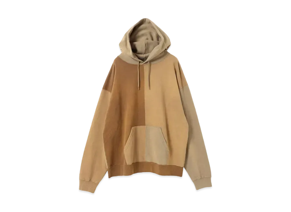 BEAMS Faded Crazy Pattern Hoodie "Beige"