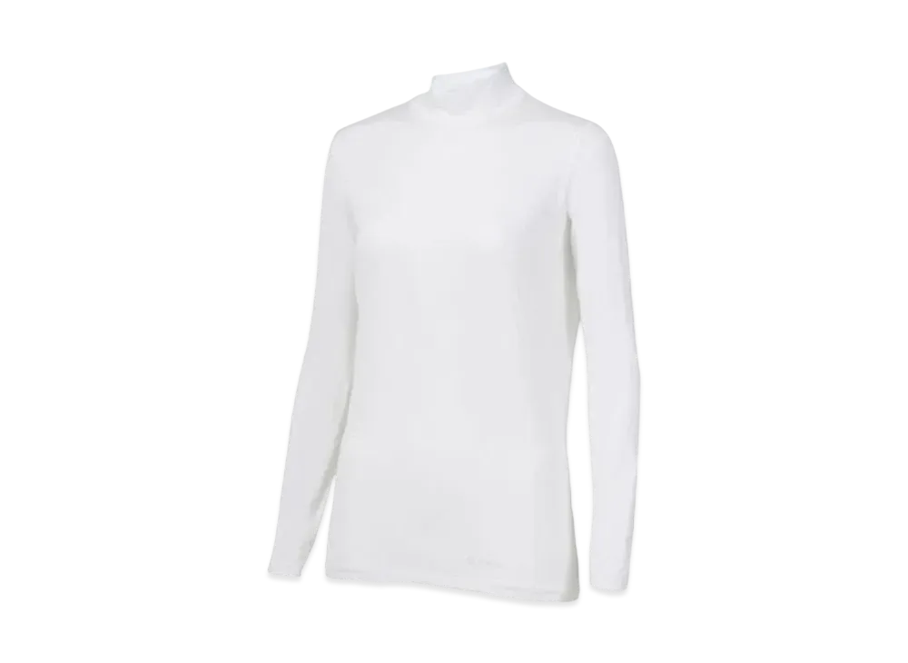 Goldwin Cooling Mock Neck Long Sleeve (C3 Fit / Ladies) "White"