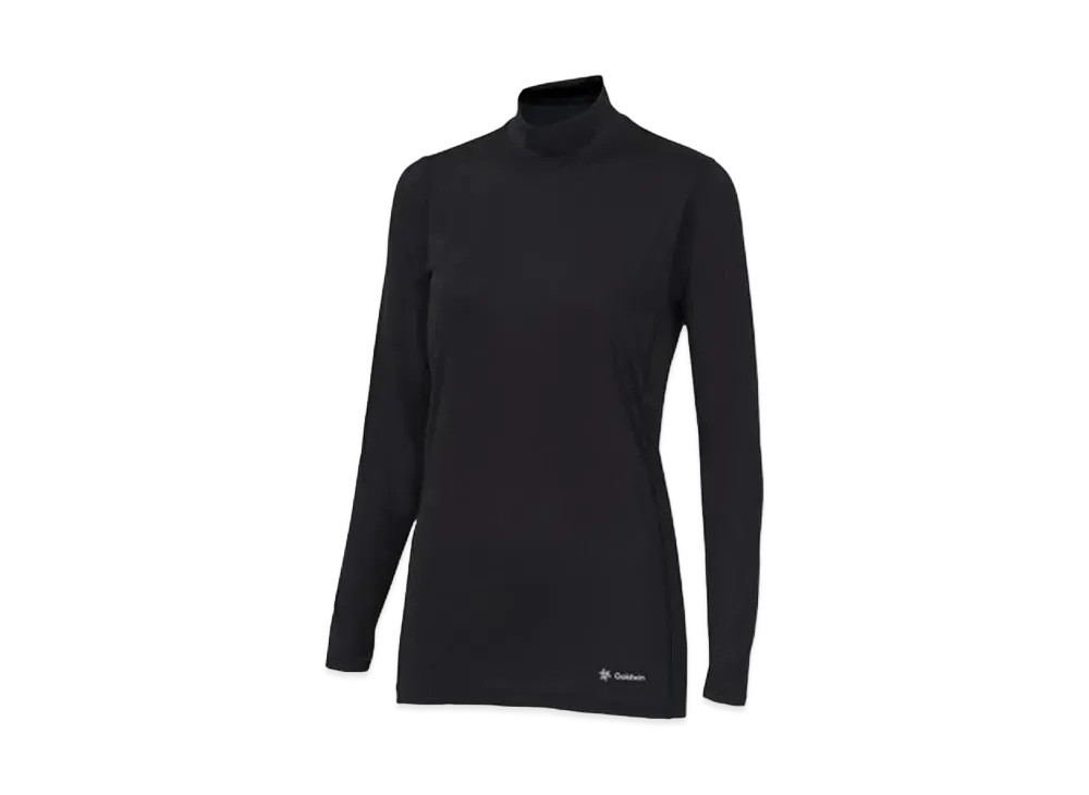 Goldwin Cooling Mock Neck Long Sleeve (C3 Fit / Ladies) "Black"