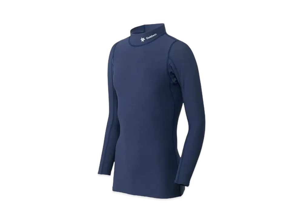 Goldwin Photoelectronic Warm High Neck Long Sleeve (C3 Fit / Men's) "Eclipse Navy"
