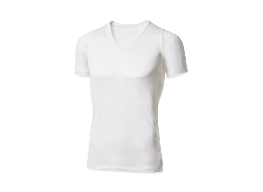 Goldwin Cooling V-neck Half Sleeve (C3 Fit / Men's) "White"