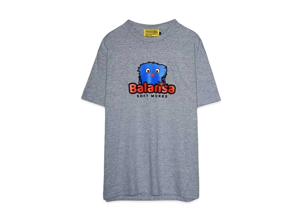 SOUND SHOP balansa Softworks x Balansa s/s tee "HEATHER GRAY"