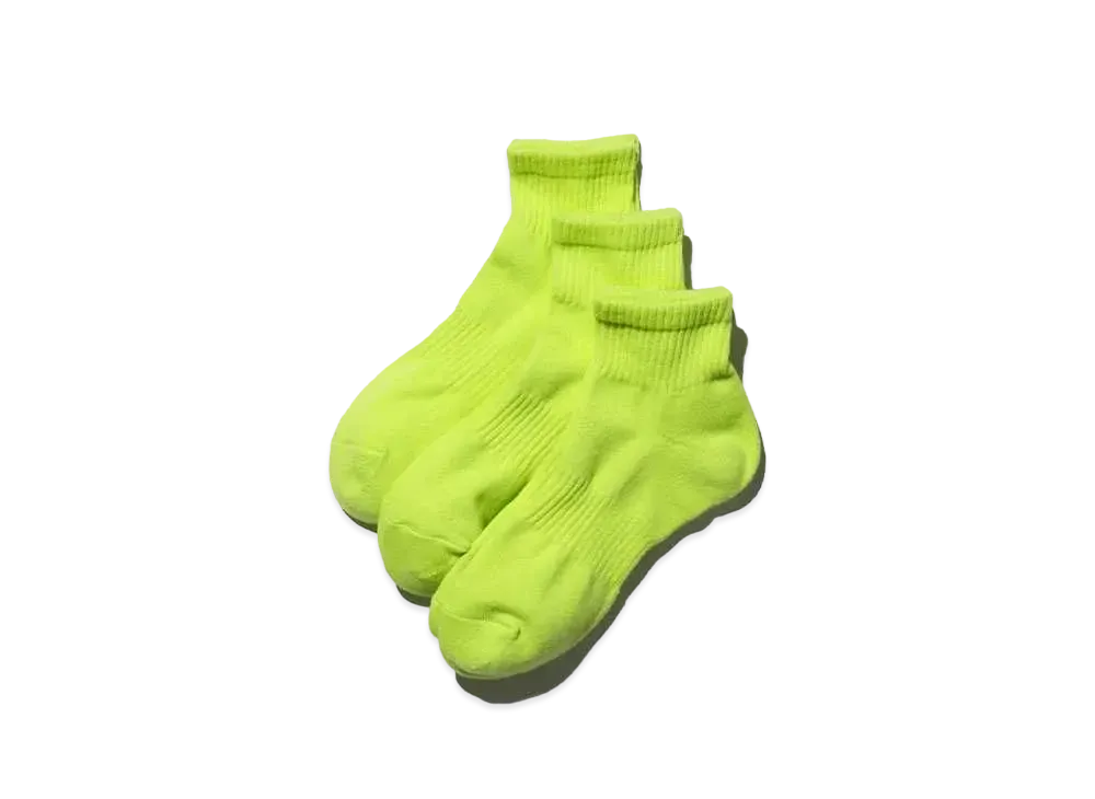 FreshService Original 3-Pack Short Socks "Yellow"