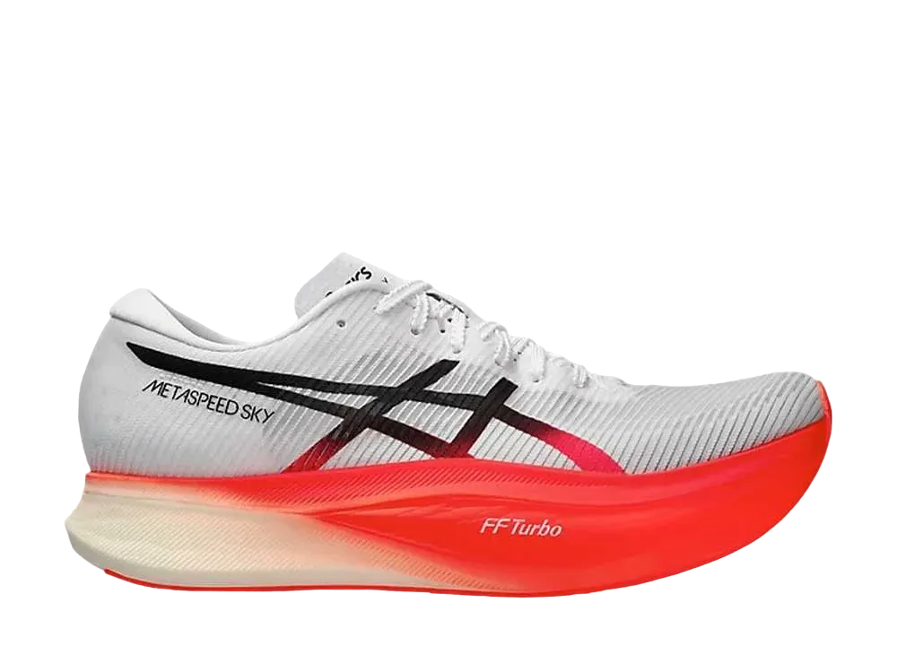 アシックス メタスピード スカイ+ "ホワイト/ブラック"