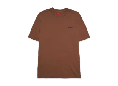 Supreme Washed Handstyle S/S Top "Brown"