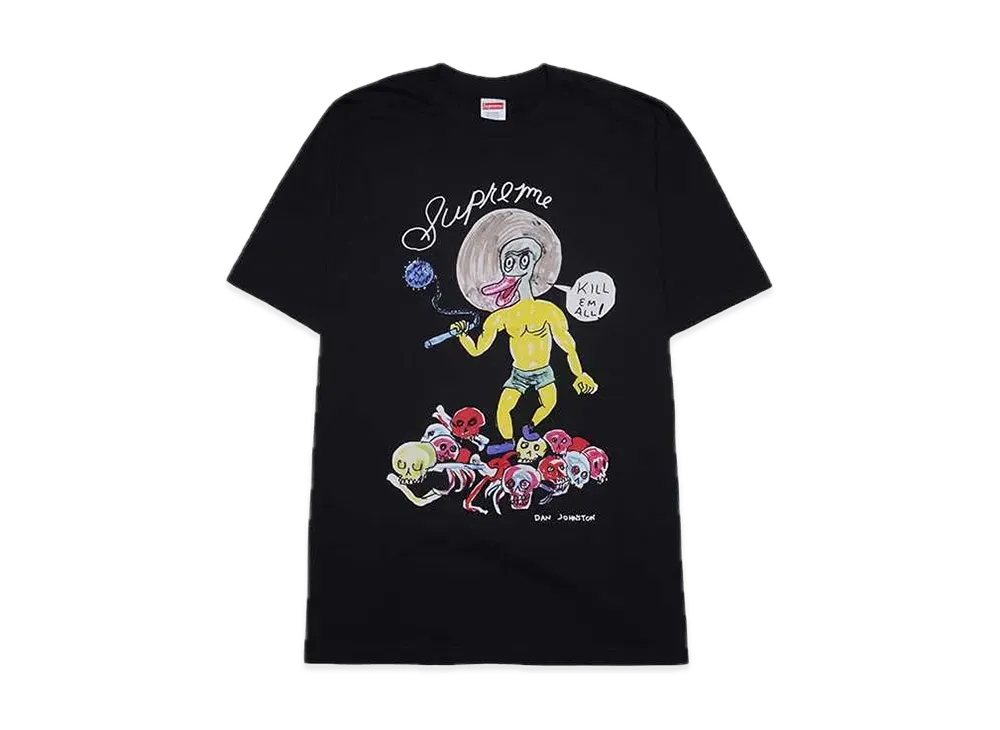 Supreme Daniel Johnston Kill Em All Tee "Black"