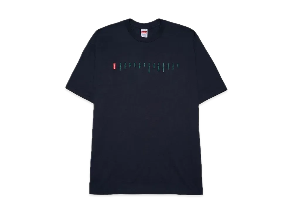 Supreme Location Tee "Navy"