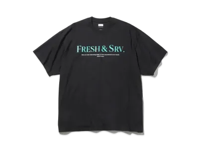 FreshService Corporate Printed S/S Tee "Fresh SRV" "Black"
