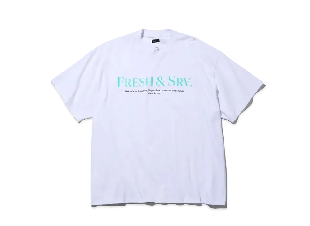 FreshService Corporate Printed S/S Tee "Fresh SRV" "White"