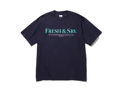 FreshService Corporate Printed S/S Tee "Fresh SRV" "Navy"