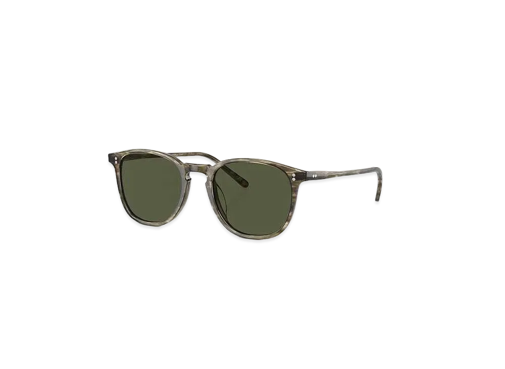 OLIVER PEOPLES Finley 1993 Sun Exclusive "Soft Olive Bark"