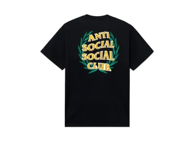 ANTI SOCIAL SOCIAL CLUB PARIS 2024 CAPSULE Laurel Logo Flip Tee "Black"