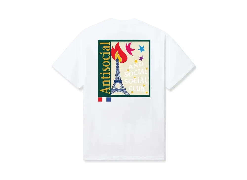ANTI SOCIAL SOCIAL CLUB PARIS 2024 CAPSULE Souvenir Shop Tee "White"