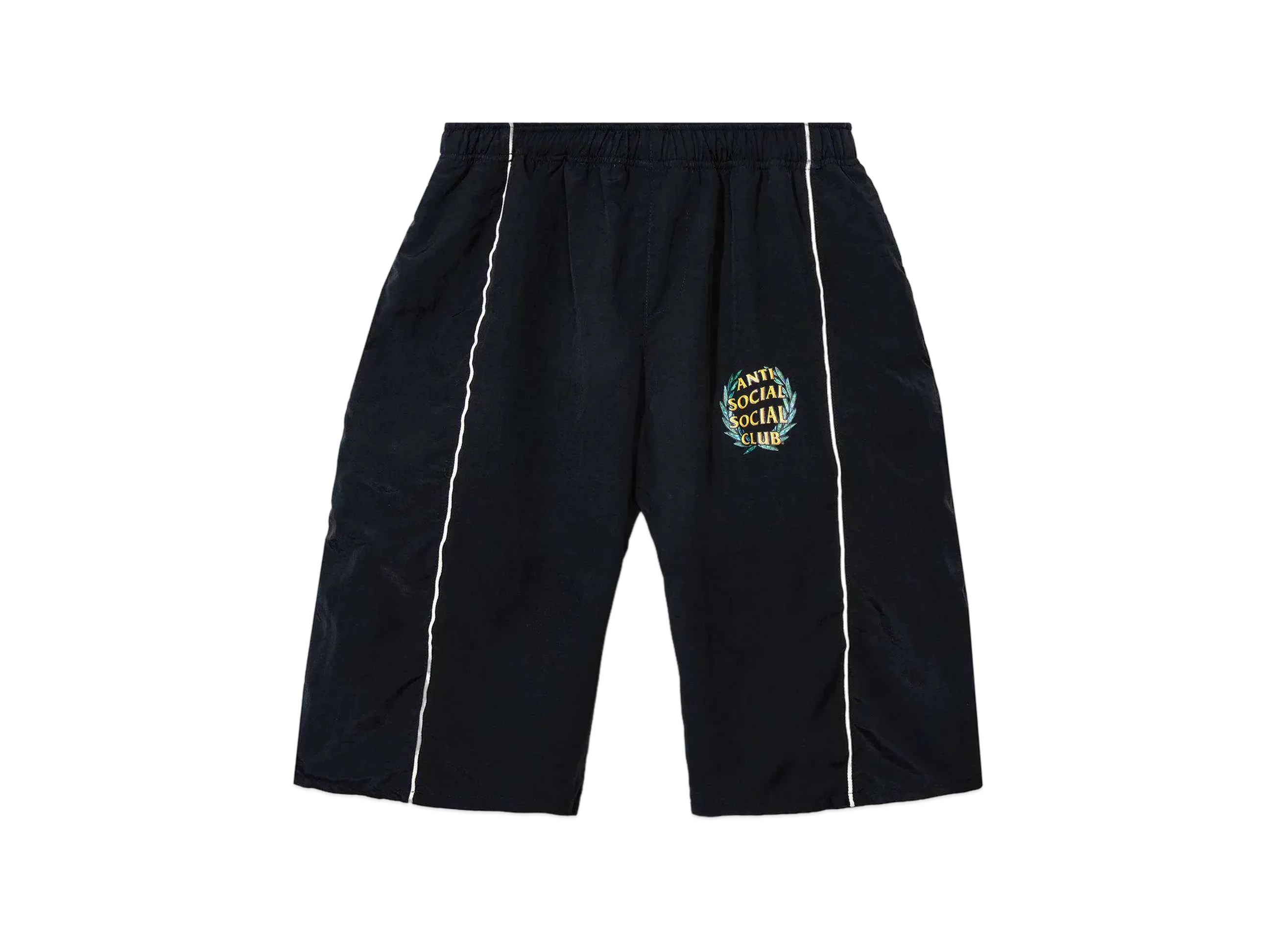 ANTI SOCIAL SOCIAL CLUB PARIS 2024 CAPSULE Baggy Track Shorts "Black"