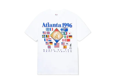 ANTI SOCIAL SOCIAL CLUB PARIS 2024 CAPSULE Vintage Olympic '96 Flag Tee "White"