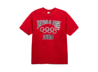 ANTI SOCIAL SOCIAL CLUB PARIS 2024 CAPSULE Vintage Olympic Moscow Tee "Red"