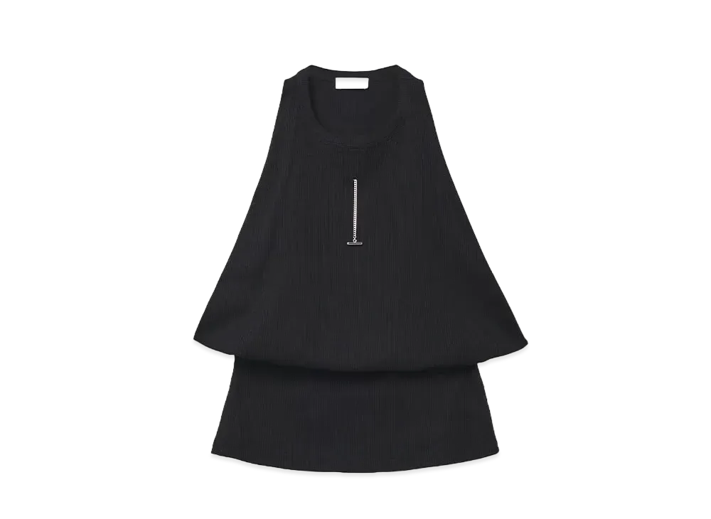 Alexander McQUEEN Ribbed Tank Top "Black"