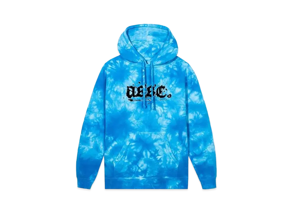 ANTI SOCIAL SOCIAL CLUB SUMMER 24 MAJOR DROP Love & War Tie-Dye Hoodie "Blue Aqua"