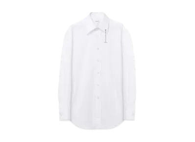 Alexander McQUEEN T-Bar Chain Shirt "Optic White"