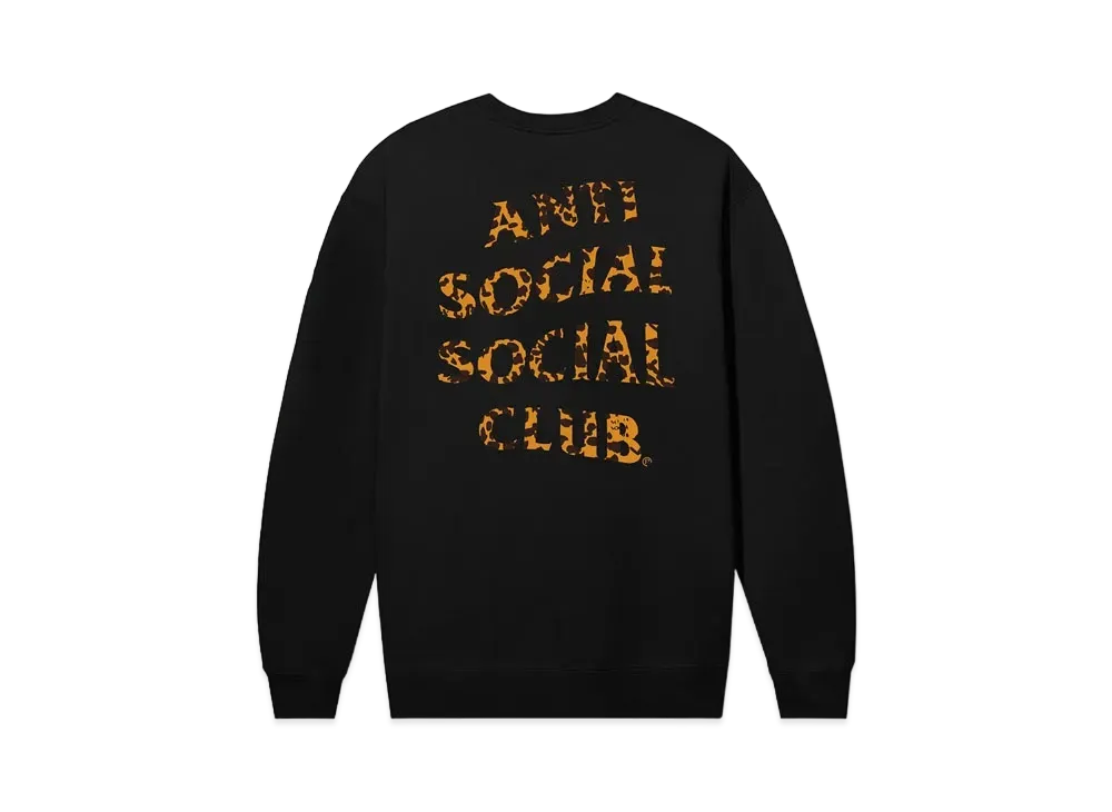 ANTI SOCIAL SOCIAL CLUB SUMMER 24 MAJOR DROP Mind Games Crewneck "Black"