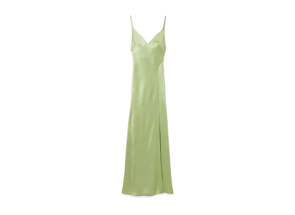 Alexander McQUEEN Slip Evening Dress "Oyster"