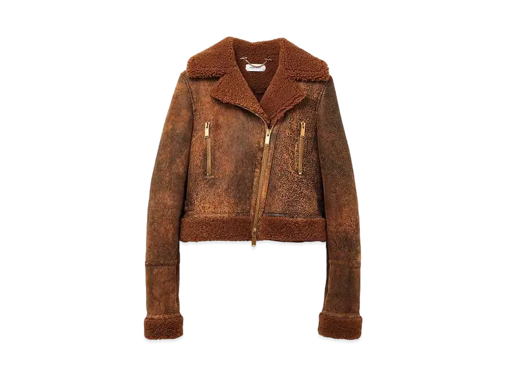 Alexander McQUEEN Shearling Aviator Jacket "Ginger"