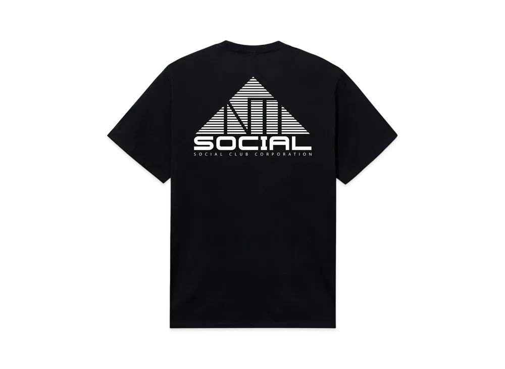ANTI SOCIAL SOCIAL CLUB SUMMER 24 MAJOR DROP Corporation Tee "Black"