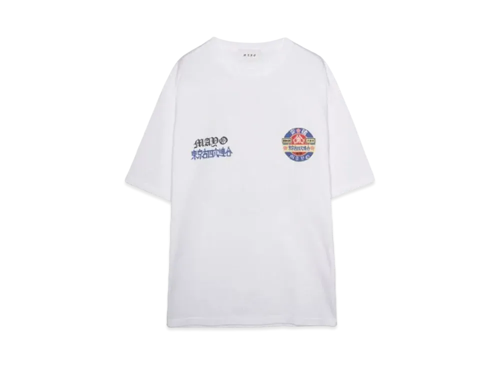 東京吉四六連合 x MAYO OVER SIZE Short Sleeve Tee "WHITE"