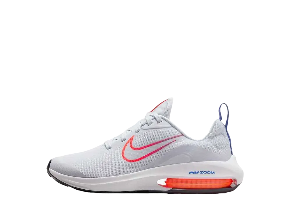 ナイキ GS エアズーム アルカディア2 "フットボールグレー/アストロノミーブルー/ブラック/トータルオレンジ"