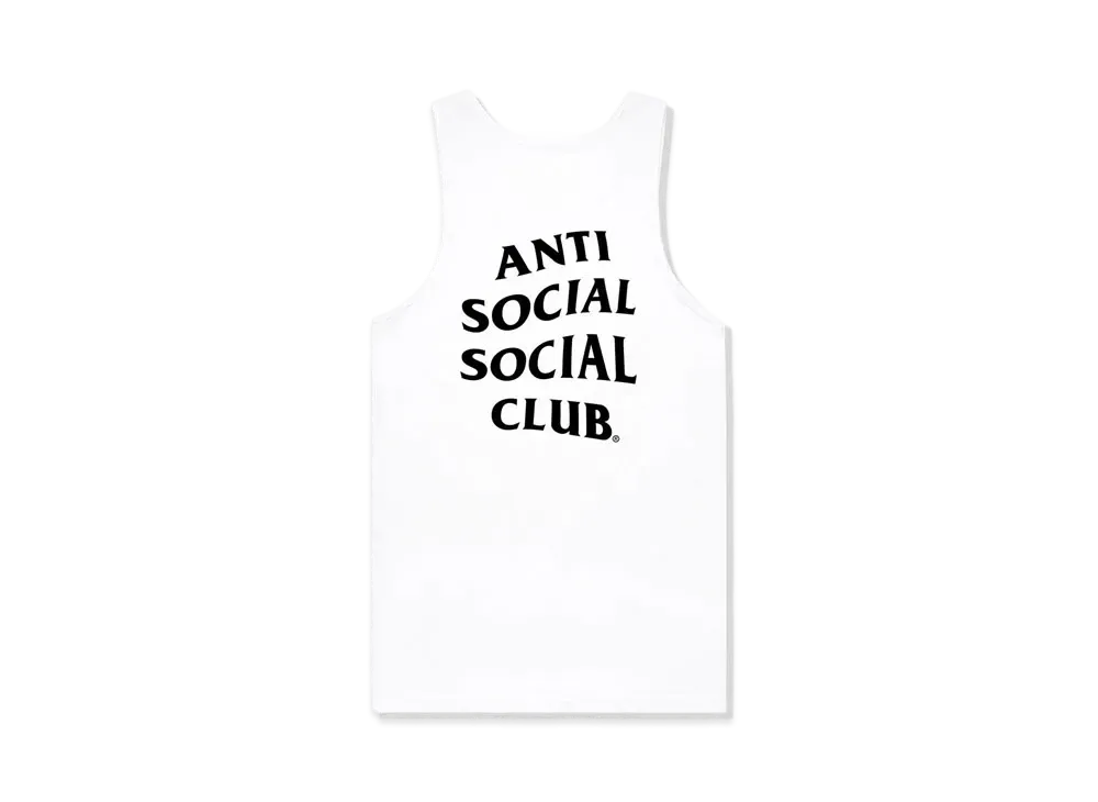 ANTI SOCIAL SOCIAL CLUB SUMMER 24 MAJOR DROP Mind Games Tank "White"