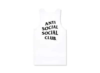 ANTI SOCIAL SOCIAL CLUB SUMMER 24 MAJOR DROP Mind Games Tank "White"