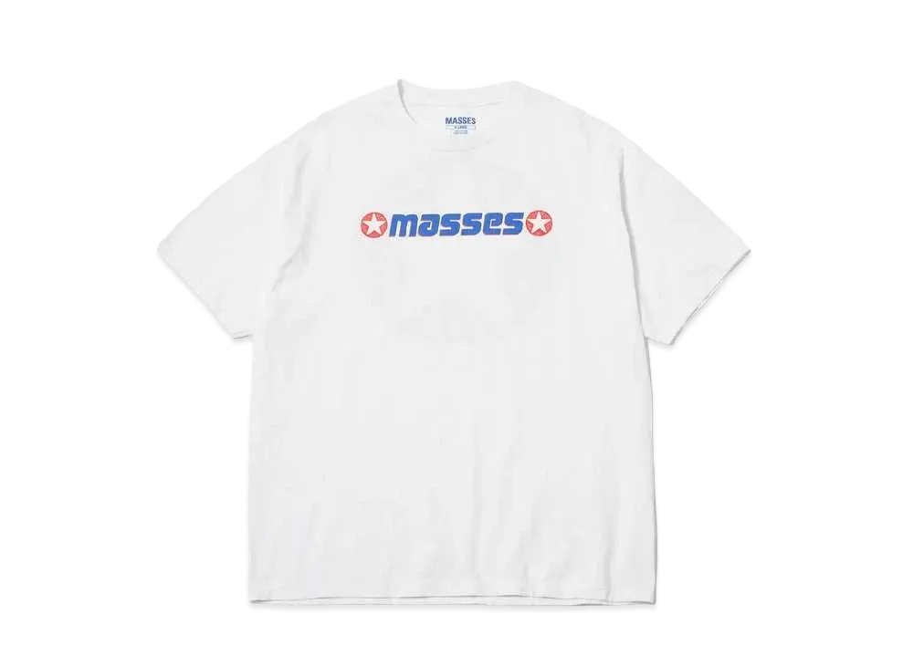 MASSES T-SHIRT FLAME "WHITE"