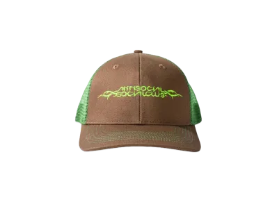 ANTI SOCIAL SOCIAL CLUB SUMMER 24 MAJOR DROP Helplessness Cap "Brown/Yellow"