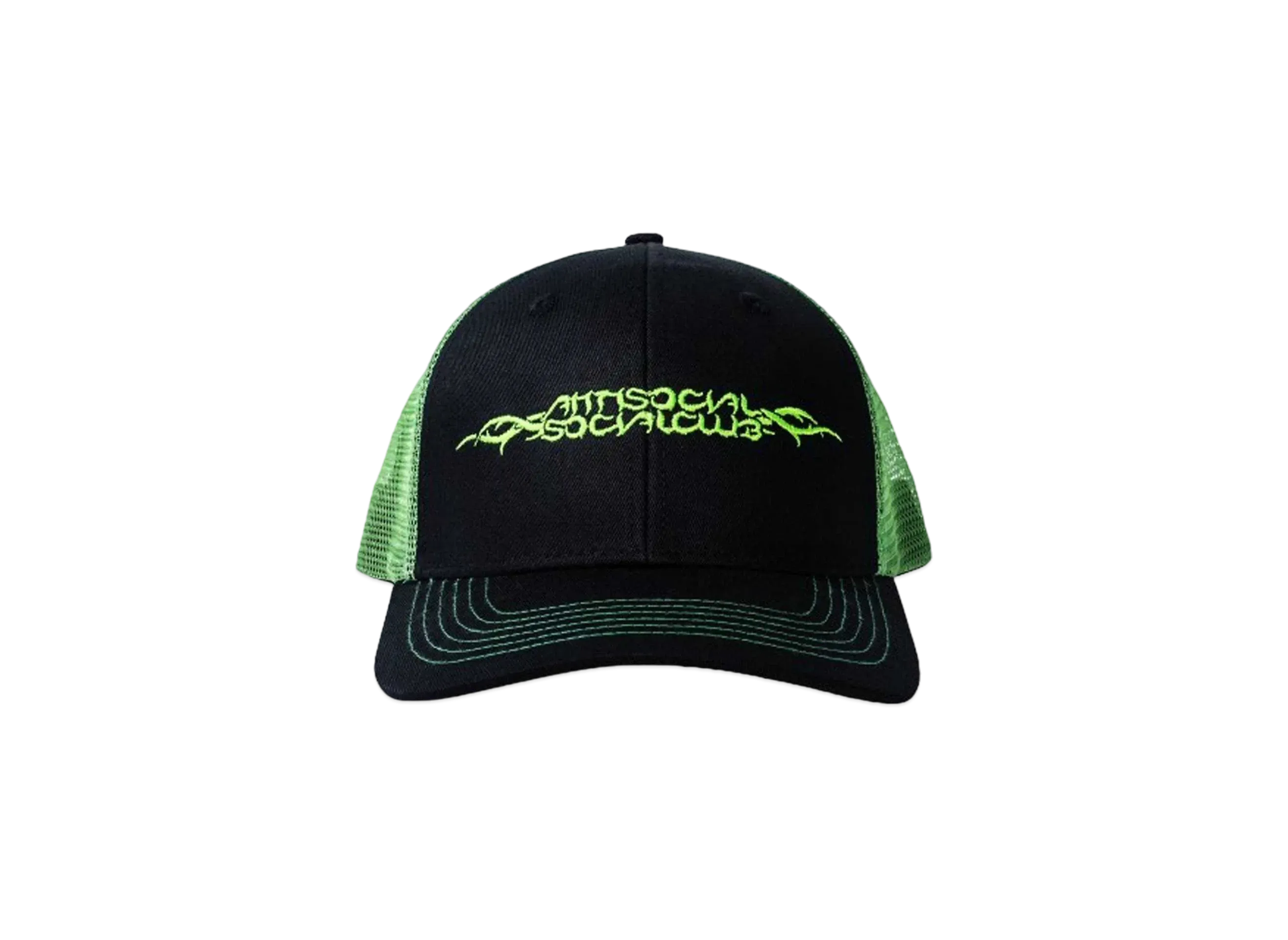 ANTI SOCIAL SOCIAL CLUB SUMMER 24 MAJOR DROP Helplessness Cap "Black/Yellow"