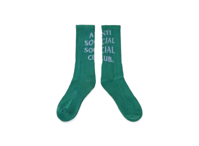 ANTI SOCIAL SOCIAL CLUB SUMMER 24 MAJOR DROP Mind Games Socks "Green"