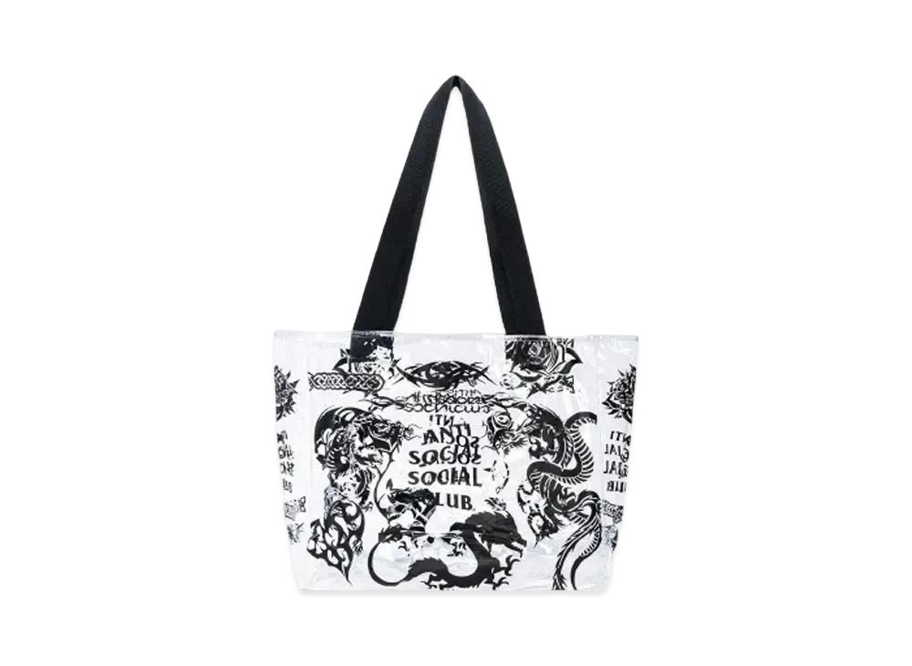 ANTI SOCIAL SOCIAL CLUB SUMMER 24 MAJOR DROP Helplessness Large Tote Bag "Black"