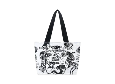 ANTI SOCIAL SOCIAL CLUB SUMMER 24 MAJOR DROP Helplessness Large Tote Bag "Black"
